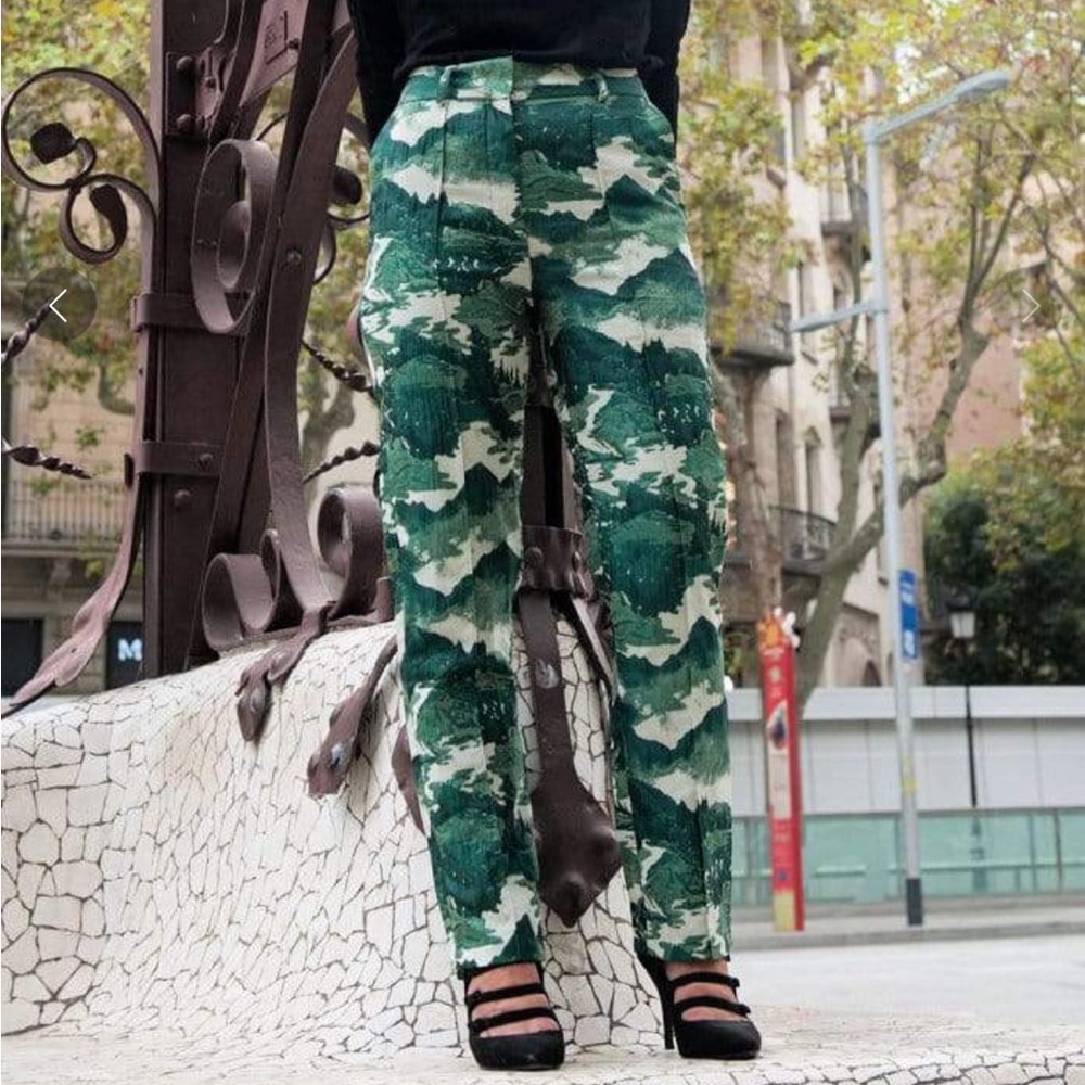 Eva Franco Nisa Jacquard pants. NWT!! - Picture 1 of 7